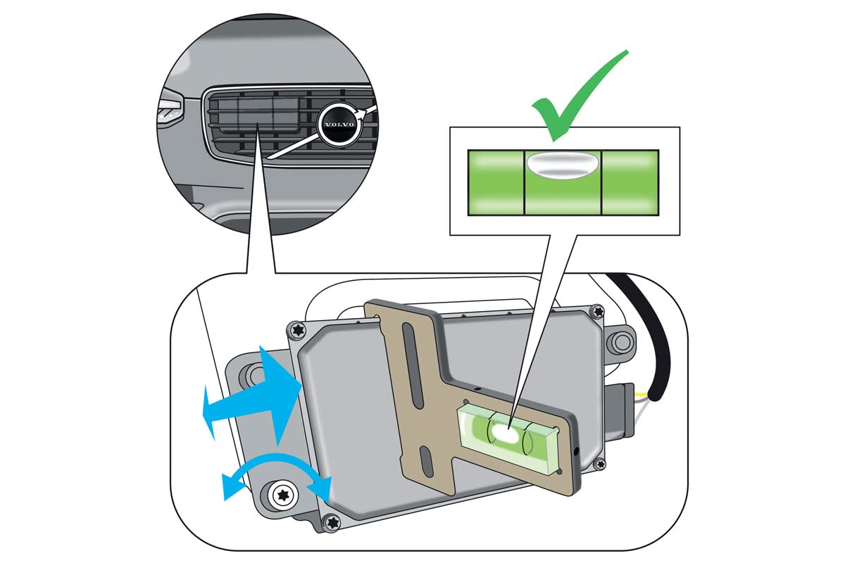 Laser 8297 ADAS Radar Angolo Strumento - per Volvo