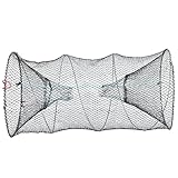 HAOX Red de Trampa de Cebo Fundido Plegable, Red de Cebo de Pesca Accesorios de Pesca Trampa de Cebo de Pesca Trampas de Pesca Plegables Redes para Cangrejo, Langosta, Langostino, Cangrejo de Río