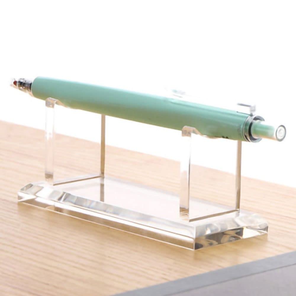 Portapenne In Acrilico Trasparente - 2 Pezzi Per Scrivania, Trucco O Scuola - Design Moderno - Foto 2