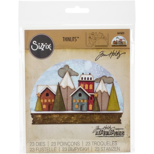 Sizzix 661603 Fustella Thinlits Snowglobe di Tim