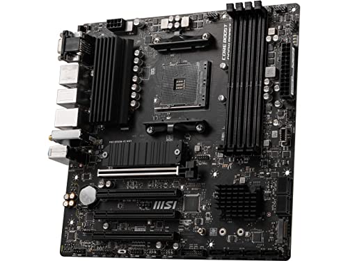 MSI PRO B550M-VC WiFi ProSeries Motherboard (AMD Ryzen 5000 Series, AM4, DDR4, PCIe 4.0, SATA 6Gb/s, M.2, USB 3.2 Gen 2, HDMI/DP, Wi-Fi 6E, Bluetooth 5.2, mATX) - Image 6