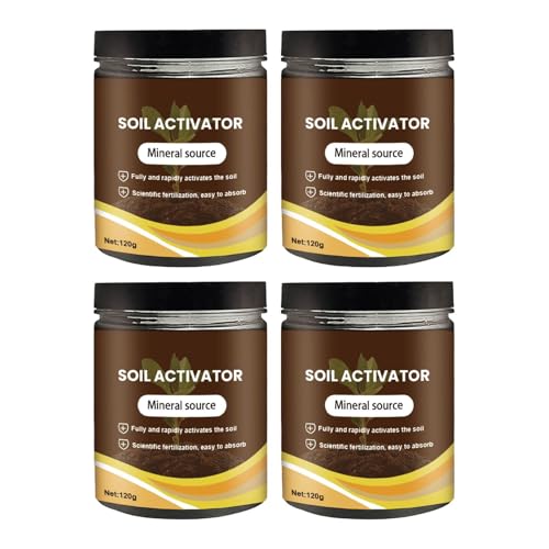 Soil Activator Milde Erde Aktivator Bodenaktivator Soils Nutrition Boost for Plants Vegetables Nährstoff Für Pflanzen Gemüse Pflanzendünger Hochbeete Blumenerde (120g-4PCS)