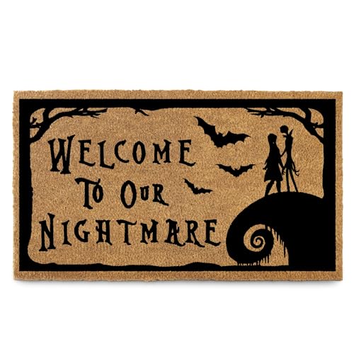 Nightmare Christmas Door Mat 30x17 Inch, Jack Door Mat for