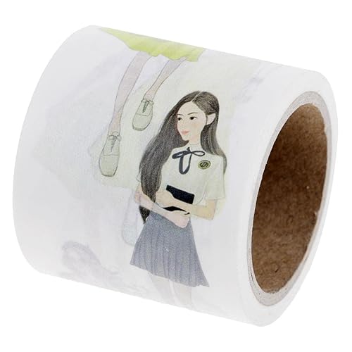 pistro Washi Tape - Cinta adhesiva multiusos para niñas jóvenes, ideal para manualidades, manualidades