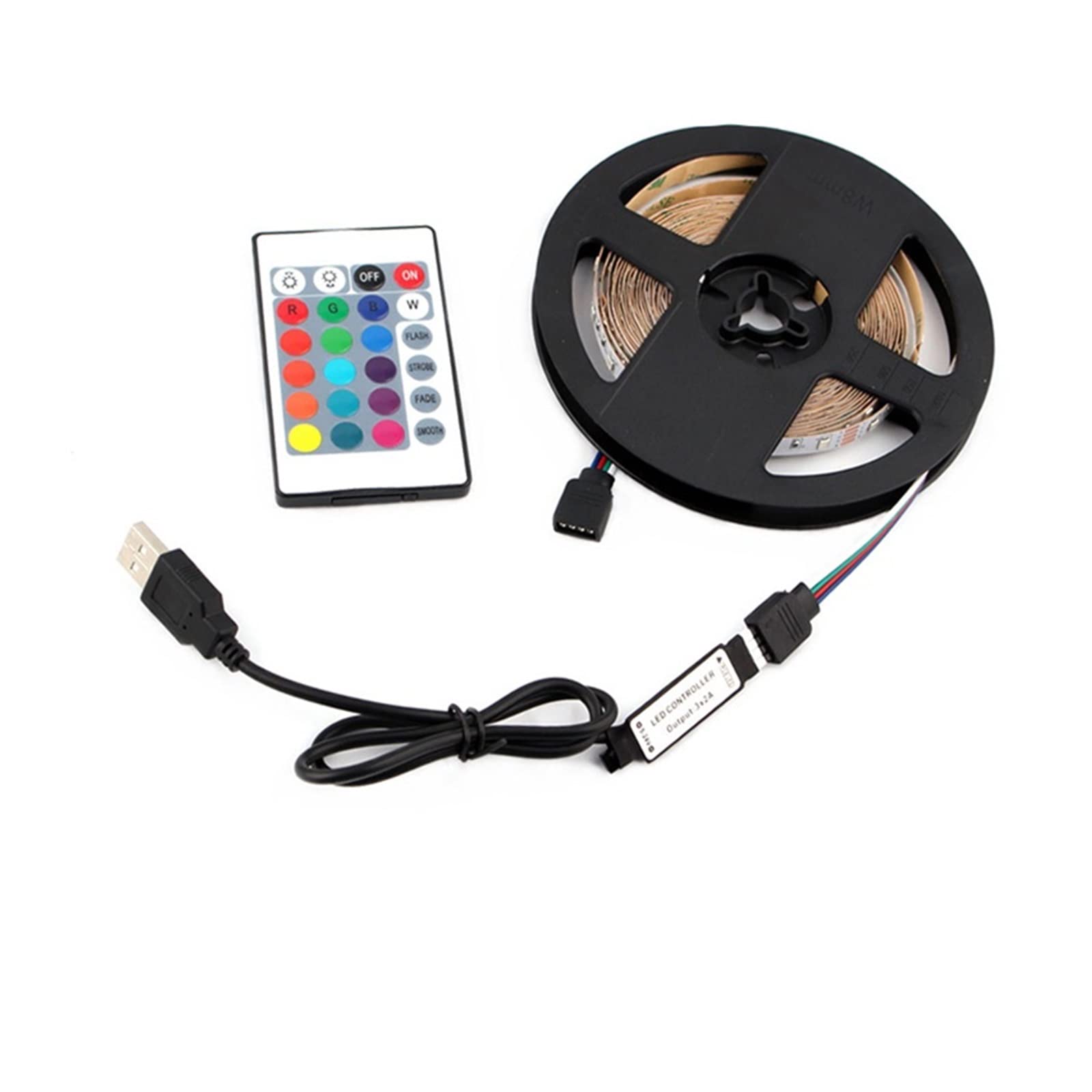 Tira de luz LED RGB ideal para transformar la iluminación de tu salón o setup