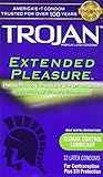 Trojan Extended Pleasure Condoms 12 Retail Box