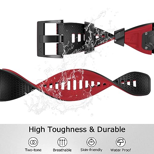 MYSNBKN 26 mm Quick Fit Strap for Fenix 8 51 mm/Fenix 7X/Fenix 6X/Fenix 6X Pro/Fenix 5X/Fenix 5X Plus/Fenix 3/Fenix 3 HR - Image 3