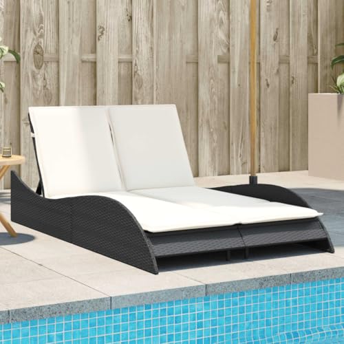 Emmtore Sonnenliege mit Auflage, Gartenliege Relaxliege Doppelliege...
