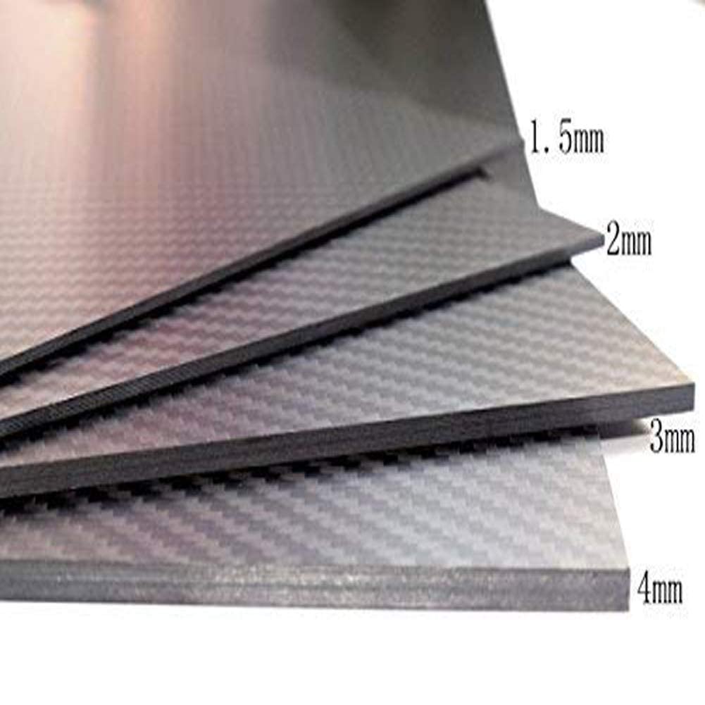 Foglio In Fibra Di Carbonio 0.8mmx300mmx300mm, Uso Per Telaio - Foto 9