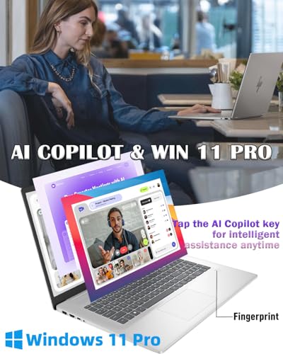 Image of HP Laptop, Intel 10-Core i5 1334U, 17.3 inch FHD+ 250 BrightView nits, Fast Charge, Backlit KB, Fingerprint, Windows 11 Pro, 64GB RAM, 2TB SSD. None-Touchscreen!