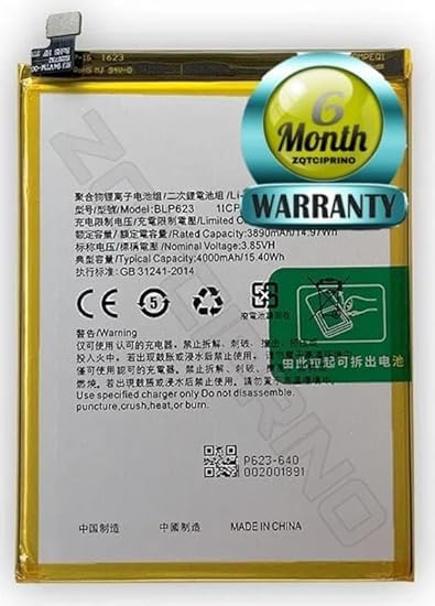 Image of Original BLP623 Battery for Oppo R9s Plus F3 CPH1613 CPH1611 Battery with 6 Month Warranty****(N299)