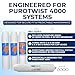 Omnipure Q5605, (2) Q5633, and Membrane Replacement Sediment Carbon Filter Cartridge Set w/ 50 GPD Membrane for Purotwist 4000 plus Small and Large Head O-Rings by IPW Industries Inc.