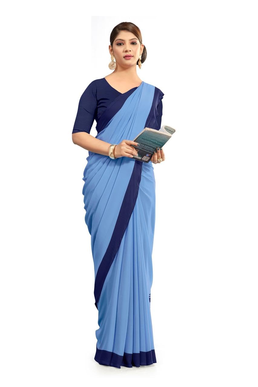 Coal India Uniform Saree for Women – Official Look Poly Cotton Saree with Blouse Piece | Comfortable & Durable Work wear Saree with Blouse Piece-image-20