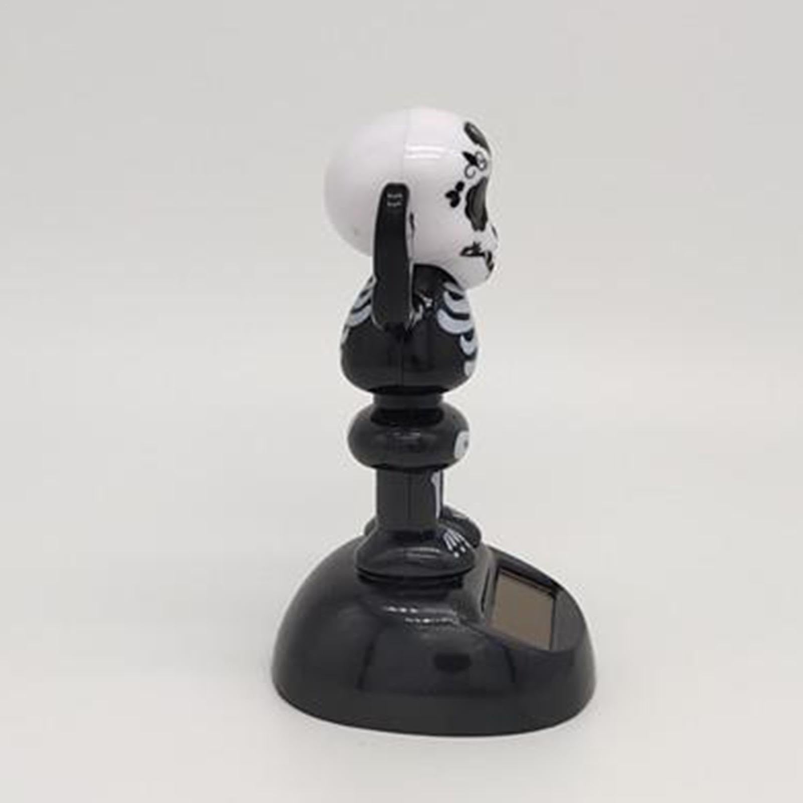 Generico Scheletro Di Auto Ad Energia Solare - Ornamento Di Scheletro Per Cruscotto 'auto | Figure Danzanti Solari | Giocattoli Per Cruscotto Auto In Movimento