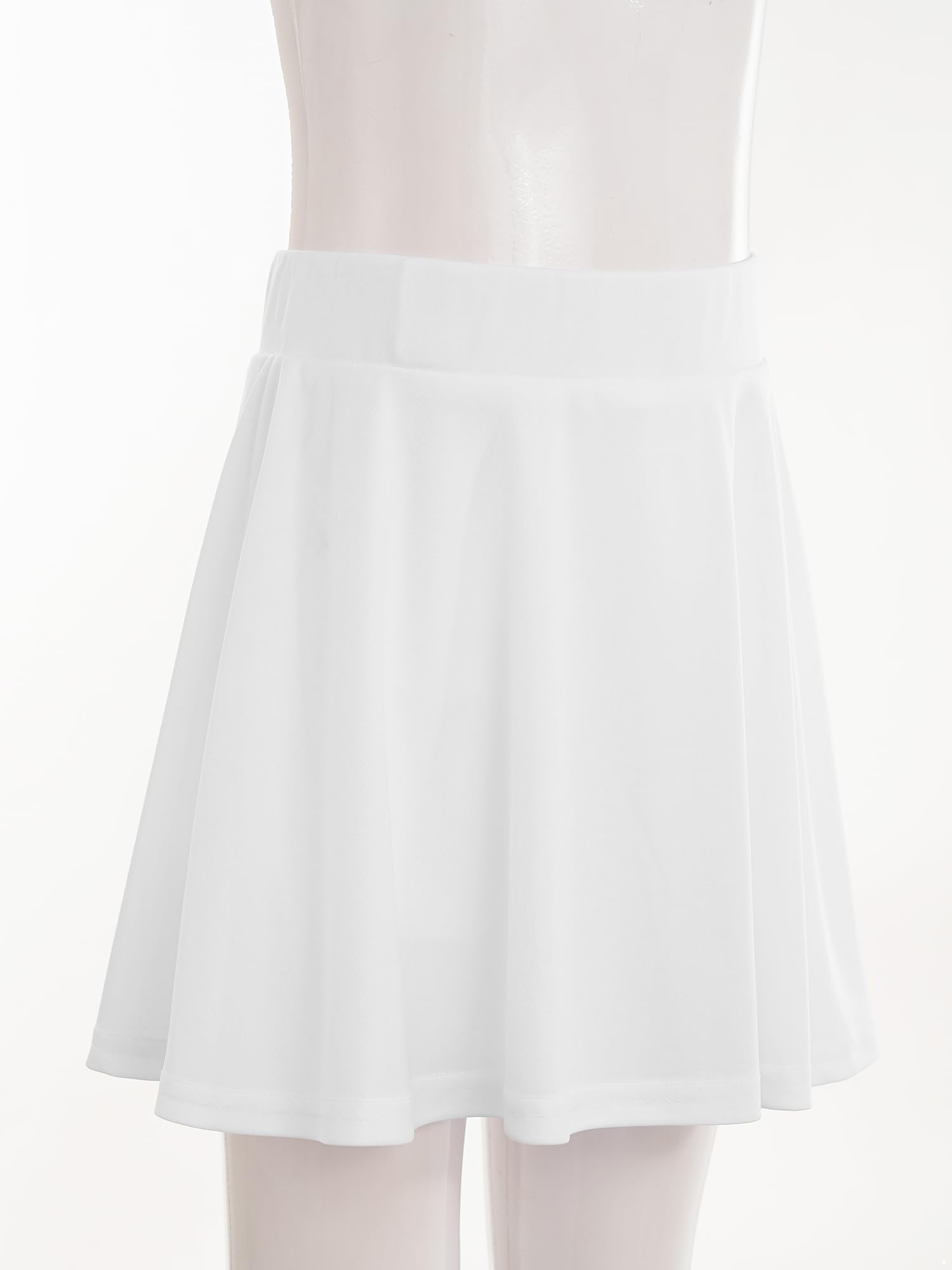 FEESHOW Kinder Mädchen Tennis Rock Skort Golfrock Sport Training Badminton Rock mit Innenhose Atmungsaktiv Gr.92-176