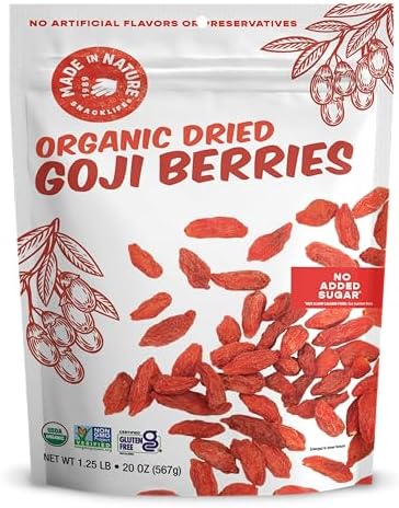 Made In Nature Organic Goji Berries, 20-Ounce (Pack of 1)