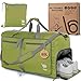 Bago Travel Duffle Bag For Women & Men - Foldable Duffel Bags For Luggage Gym Sports (Large 27",Green)