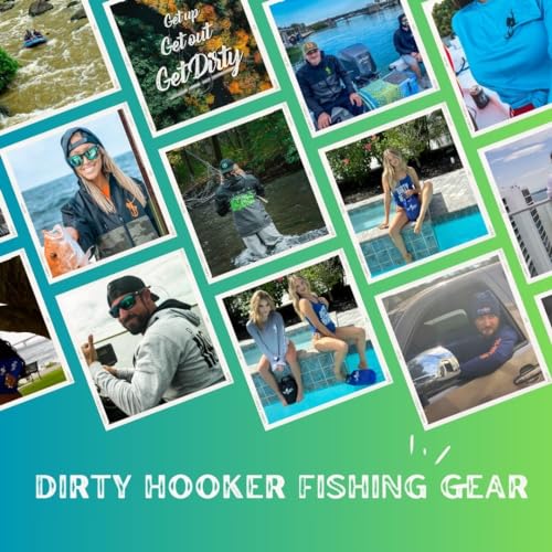 Bolsa seca impermeable Dirty Hooker Fishing Gear 5L – Bolsa de almacenamiento impermeable para kayak, playa, rafting, bote, pesca – Mochila impermeable - Accesorios de pesca para hombres y mujeres (Verde lima) miniatura 6