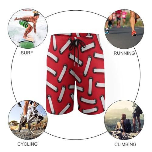 Boys Swim Trunks Boys Beach Board Shorts Rubber Ducks Bubbles Quick Dry with Mesh Lining4