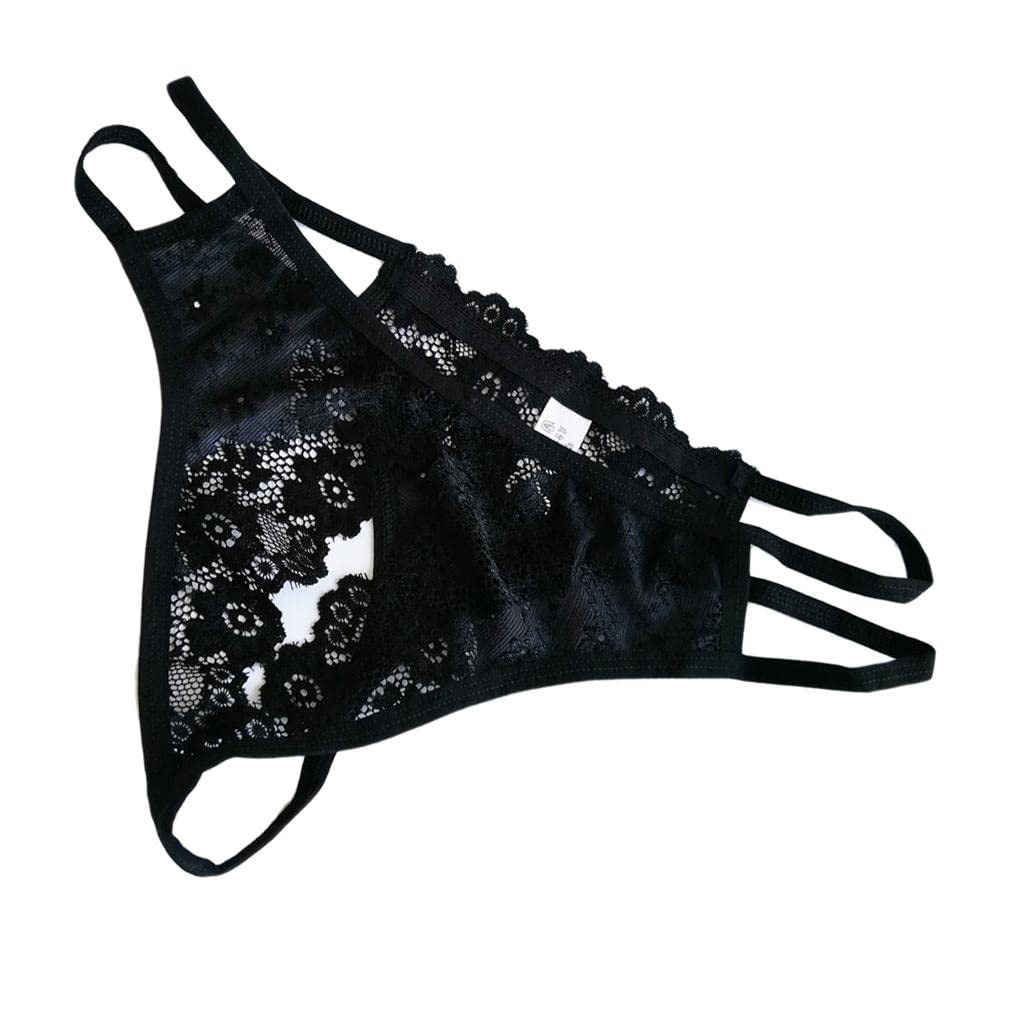 Meadawgs® Stretch Lace Open Front G String T Back Underwear Panties Black|Clothing, Shoes & Accessories | Womens Clothing | & Sleep |1 Piece Women Underwear-image-11