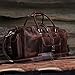 Duffle Bag For Men and Women, 28 Inch Vintage Buffalo Leather Travel Duffle Bag, Genuine Carry On Overnight Bag, Weekender Gym Bag with Shoulder Strap, Carry on Luggage Bags