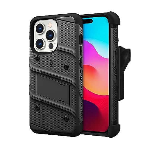 Coque iPhone 15 Pro ZIZO Bolt avec lanière pour vos aventures et activités outdoor