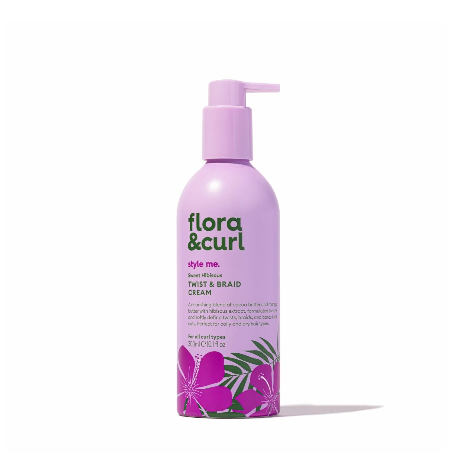 Flora & Curl Sweet Hibiscus Twist & Braid Creme 300 ml
