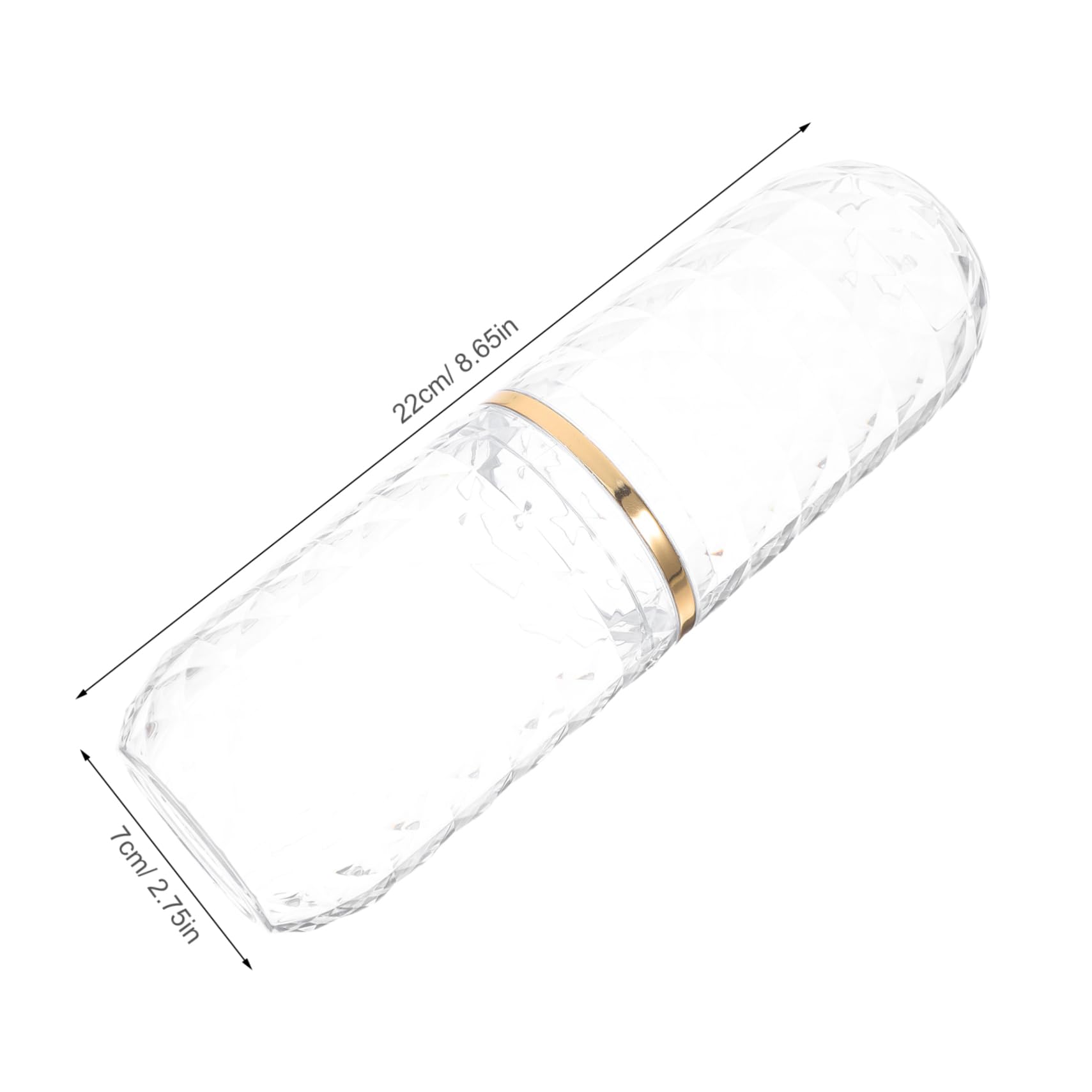 5 Piezas Estuche Portátil para Cepillo de Dientes con Doble Vaso Transparente Compacto y Resistente para Viaje Gimnasio Camping y Almacenamiento Casa