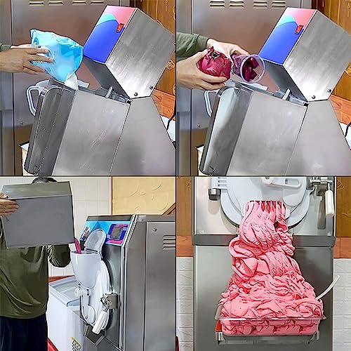 YXYLJOZ 120 W Joghurt-Eiscreme-Mixer, kommerzielle Eiscreme-Mixmaschine, 13 l großes Fassungsvermögen, schneller Rührstab, kann Eiscreme weicher Machen, professioneller und schneller Rührstab – Bild 5