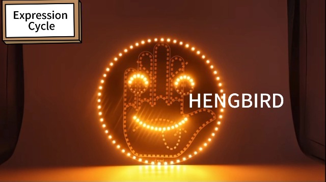 HENGBIRD Luce a LED per auto, con telecomando, 2 in 1, luce divertente per auto, gadget e camion, accessori interni per finestre (arancione