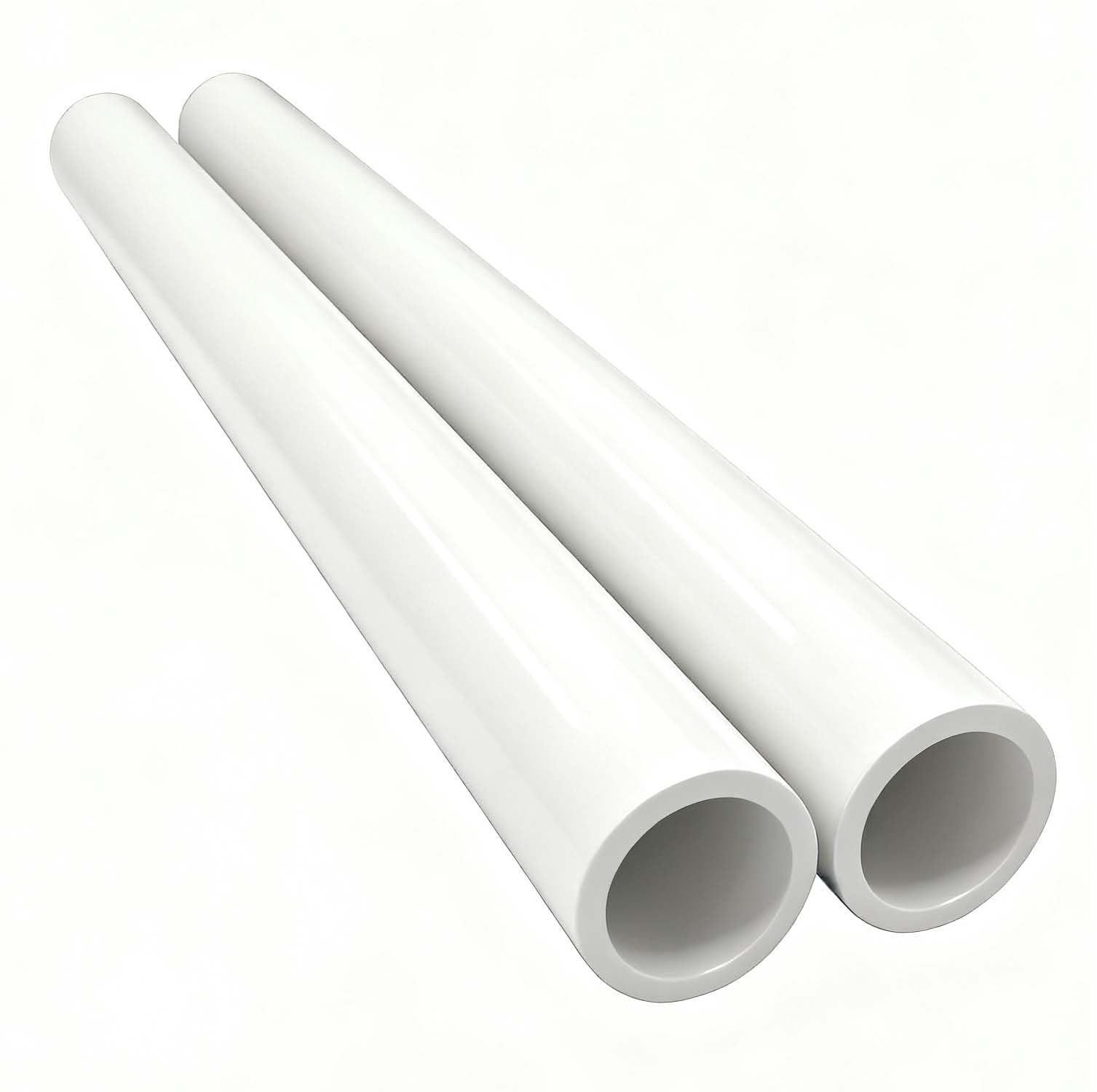 Photo 1 of ***MEASUREMENTS UNKNOWN***  PVC Pipe Long Sch40 Furniture Grade for Home,Farm,Garden,Workshop White 2 Pack