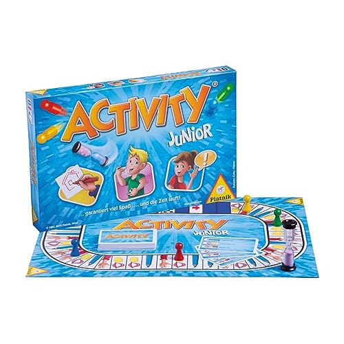 Piatnik Vienna 6012 – Activity Junior I Gesellschaftsspiel Brettspiel für Kinder ab 8 Jahren I Spieleklassiker I 4-12 Spieler