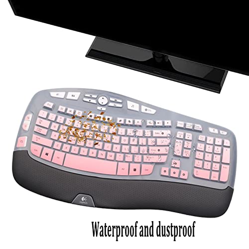 Protector de teclado i-Tensodo para Logitech K350 MK550 MK570 miniatura 3
