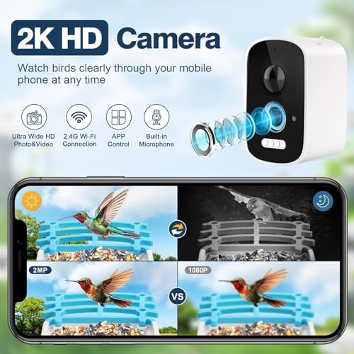 Bird-Feeder-with-Camera-2K-HD-AI-Identify-Bird-Species-64G-SD-Card-Smart-Bird-House-with-Cam-Solar-Bird-Feeder-Camera-Bird-Watching-Camera-Auto-Capture-Bird-Videos-Gifts-for-Bird-Lovers Bird Feeder with Camera 2K HD AI Identify Bird Species 64G SD Card Smart Bird House with Cam Solar Bird Feeder Camera Bird Watching Camera Auto Capture Bird Videos Gifts for Bird Lovers