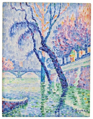 Affiche Artistique Inondation du Pont des Arts Signac Toile 60x90cm