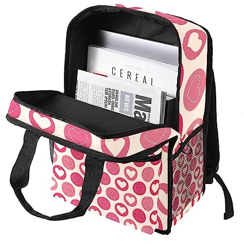 Sac à dos pour garçons multicolore 14 pouces à motif géométrique