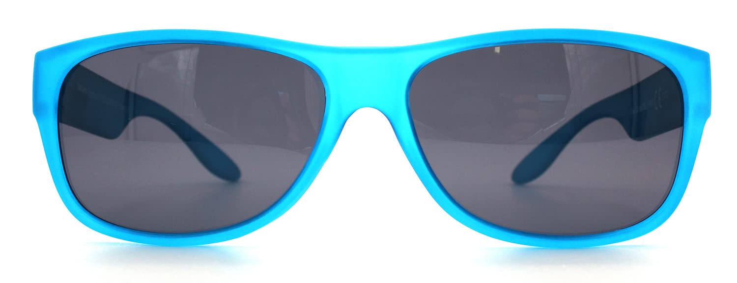 DanCarol DC-POL-2040-C7 -HELL-BLAU HI-Die Überbrille, ideal für Brillenträger