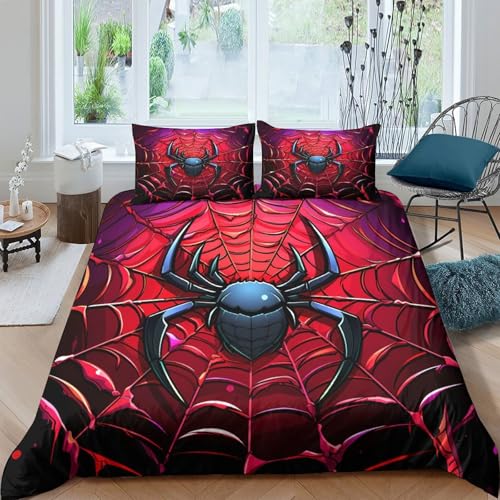 Housse de couette 3D effet microfibre hypoallergique douce