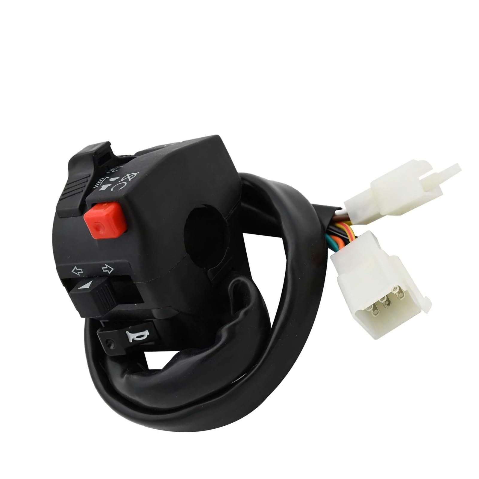 Commutateur Guidon Interrupteur De Démarrage Électrique Pour Moto, Pour Klaxon Universel, Clignotant, Indicateur, Bouton Lumineux Très Proche(Switch)