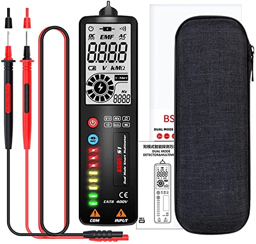 Testeur de batterie de voiture BSIDE 2,4'' Détecteur de tension LCD Circuit sans contact Testeur de tension Stylo Voltmètre Prise NCV Vérification du fil en direct Hz Ohm Continuit