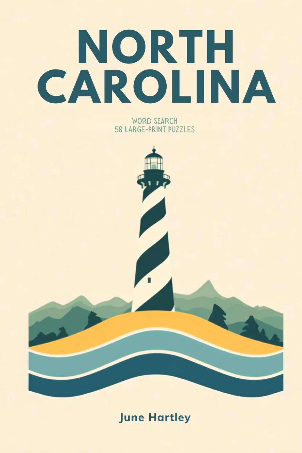North Carolina Word Search: 50 Large-Print Themed Word Search Puzzles, Each with a Fun Fact — for Adults and Seniors (USA State Word Search)