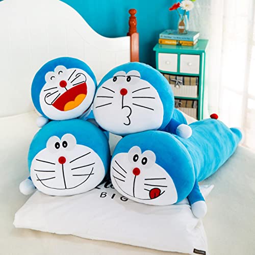 Jkyp Lovely Doraemon Plush Toy Cushion Standing Next To Me Filled Cartoon Animation Doll Soft Cat Animal Pillow Children's Girl Gift 60Cm, Blue, 23.62 Inchs #TOP7