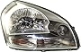 Headlight for HYUNDAI TUCSON 2005-2009 RH Assembly Halogen with Clear Turn Signal Light