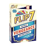 Flip 7: with a Vengeance Juego de Cartas | Juego Standalone Press Your Luck | Cartas de Acción Take-That | Juego Rápido Familiar y de Fiesta Desde 8 Años