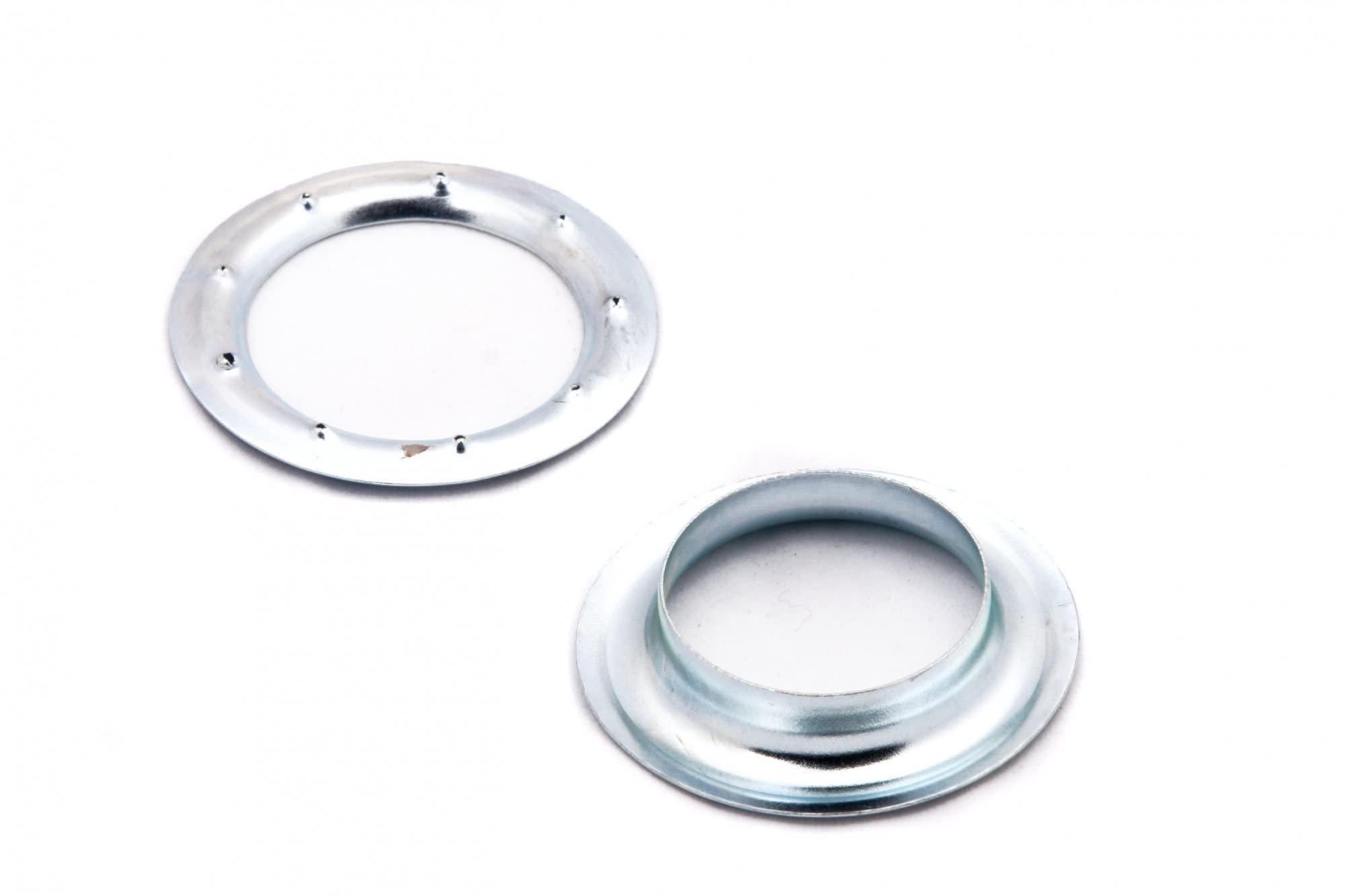 Set of 3: Die Set, Hollow Hole Punch, and 10 Pieces of 30Mm Silver Eyelets - Grommet Setting Tool Kit for for Clothing, Leathercraft and Scrapbooking