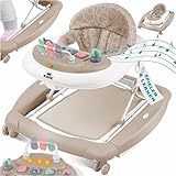 KIDIZ® 4in1 Lauflernhilfe Babywalker Spiel- und Lauflernwagen Gehfrei...