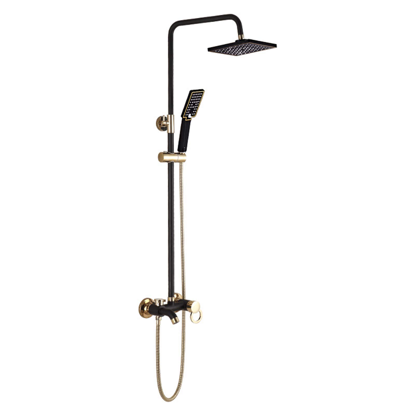 Robinet de baignoire triple voies avec mitigeur haut de gamme chrome brillant