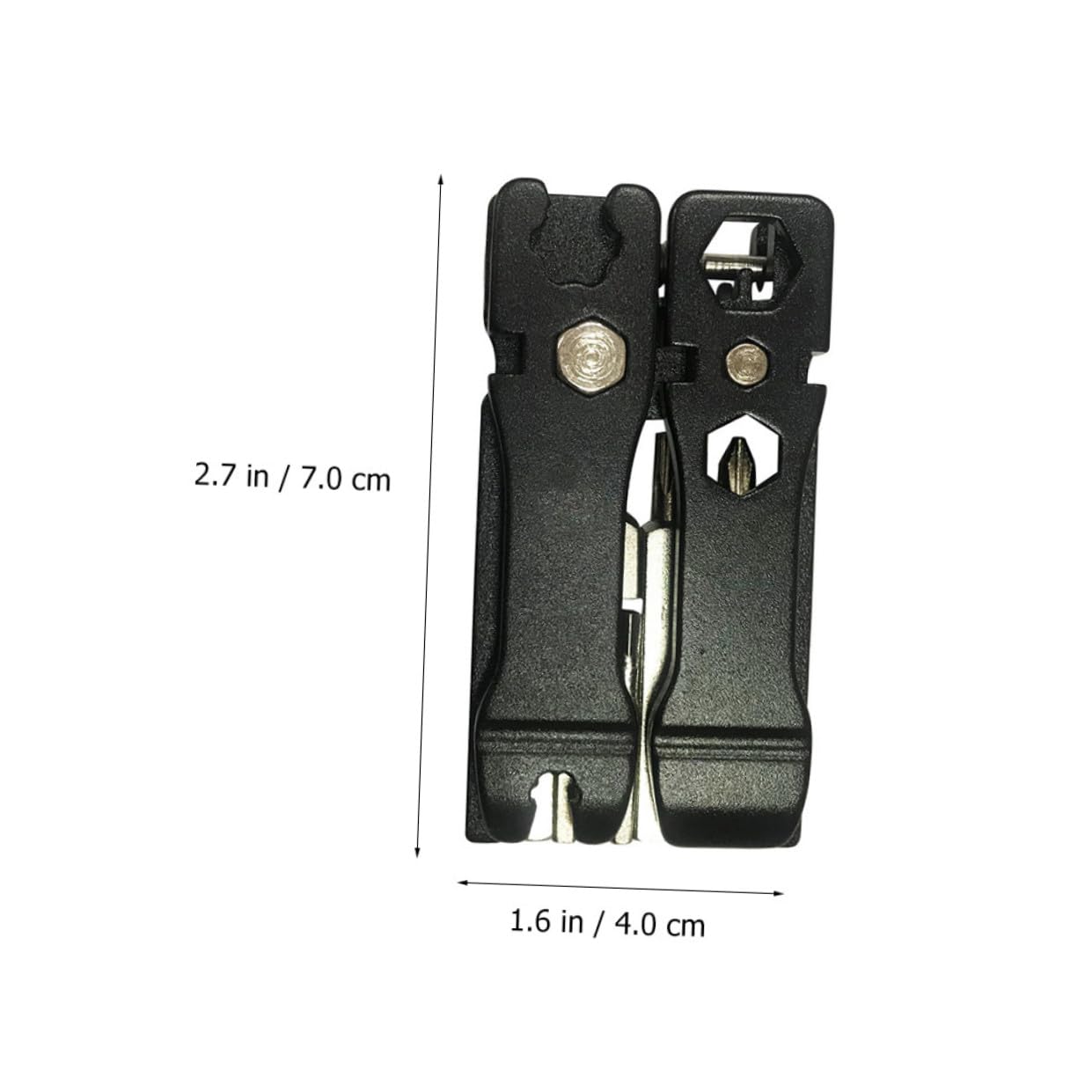 Toddmomy 2pezzi Strumento Multifunzionale Per Riparazioni Biciclette Kit Portatile Chiave e Cacciavite Carbonioso Facile Trasportare e Utilizzare