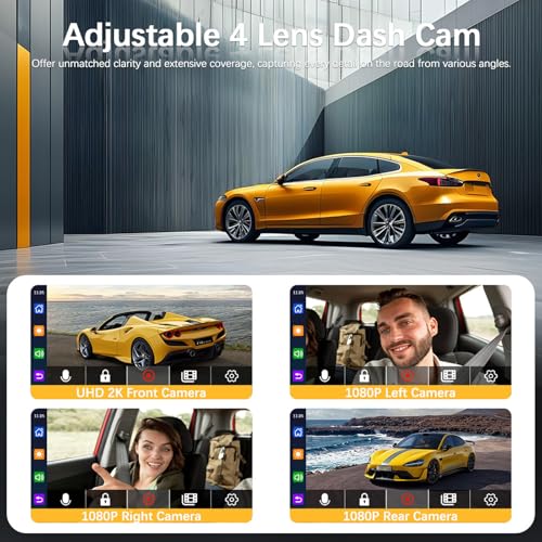 Enregistreur de véhicule grand angle 170 degrés et application connectée