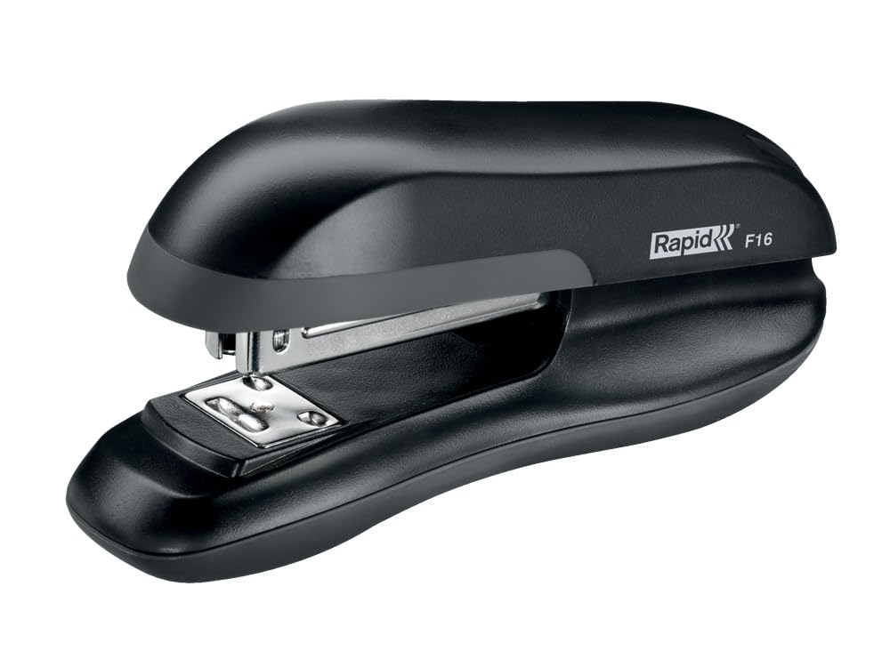 F16 Half Strip Stapler, 30 Sheet Capacity, Includes Staples, Stapling, Tacking and Pinning, Black, 23810501